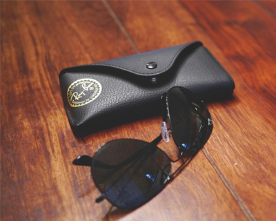 Premium sunglass brand logos