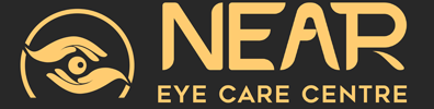 Near Eye Care Center logo - hands protecting an eye
